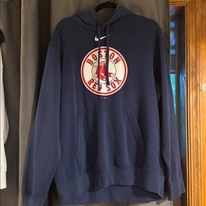 Boston Red Sox Navy Hoodie NWT Large